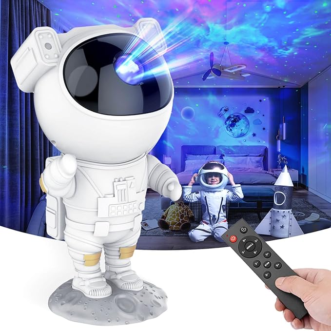 Lampara Astronauta Proyector Bluetooth